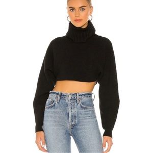 L’Academie Maven crop turtleneck sweater